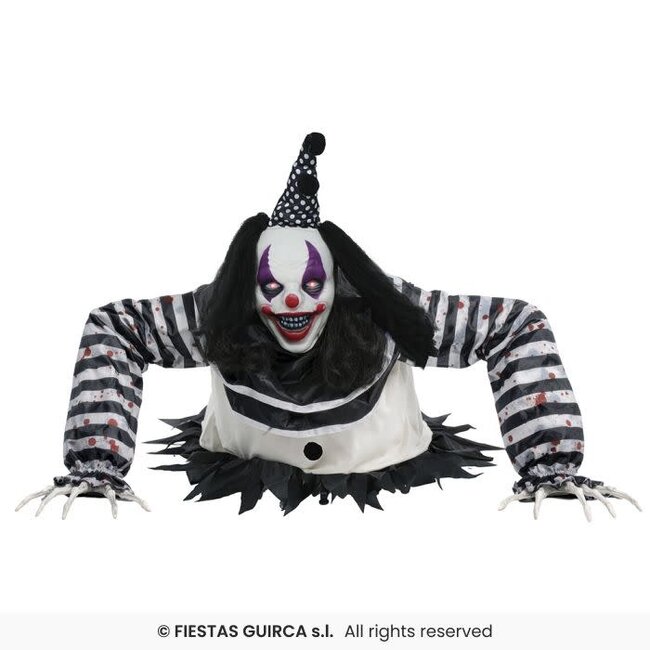 Pop Terror Clown met Licht en Geluid - 105 cm