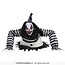 Pop Terror Clown met Licht en Geluid - 105 cm