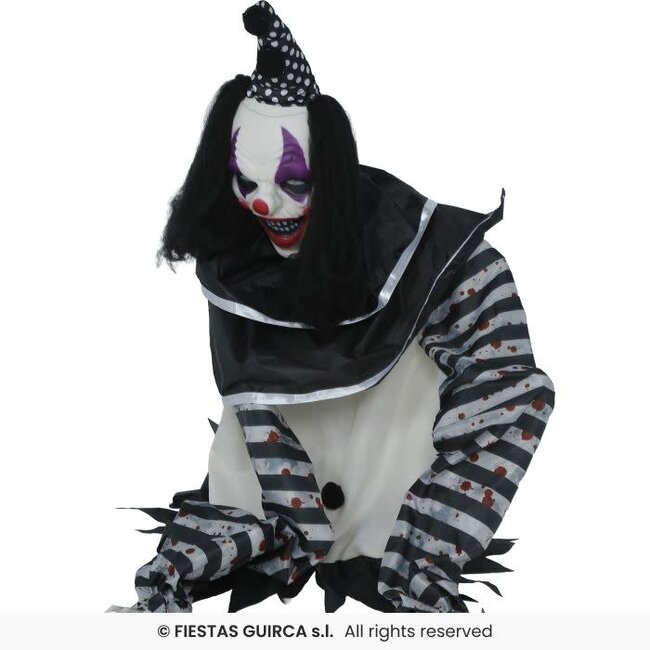 Pop Terror Clown met Licht en Geluid - 105 cm