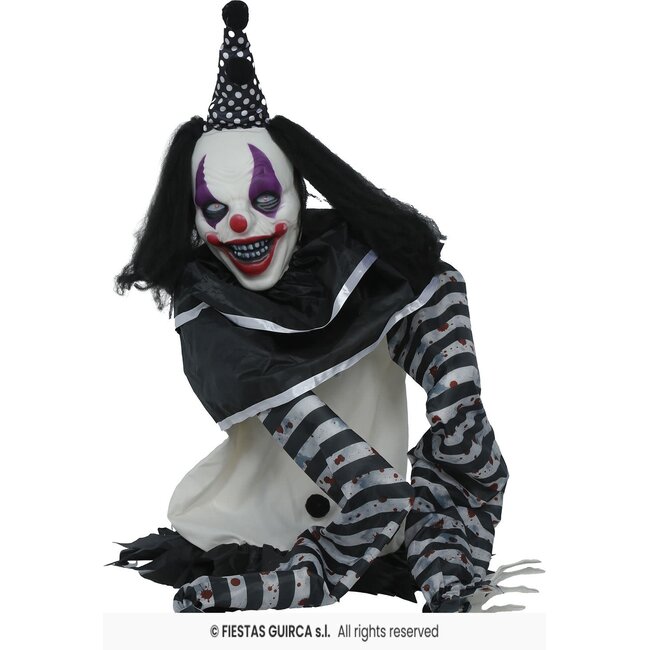 Pop Terror Clown met Licht en Geluid - 105 cm