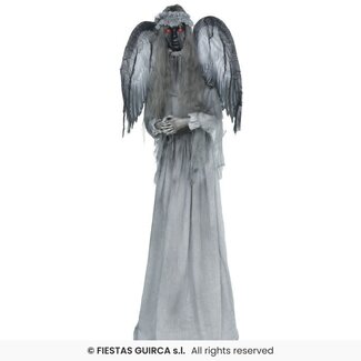 Fiesta Bewegende Engel Horrorpop Met Licht en Geluid – 170 cm