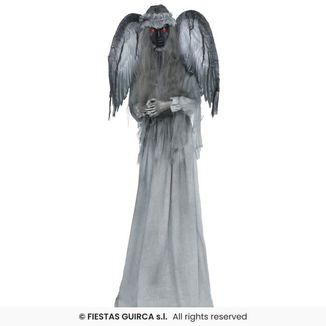 Bewegende Engel Horrorpop Met Licht en Geluid – 170 cm