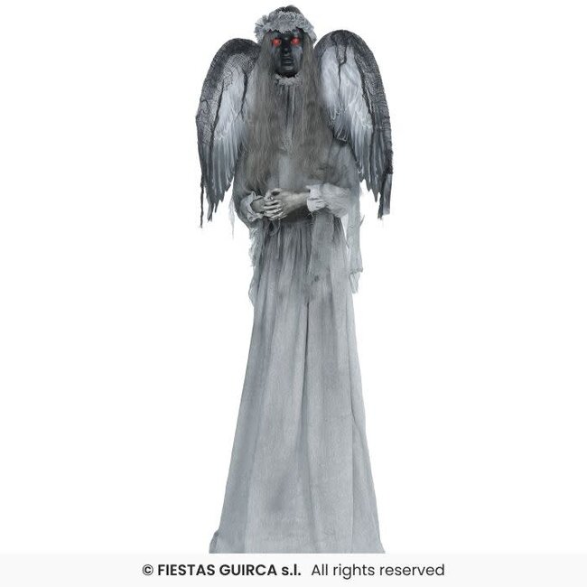 Bewegende Engel Horrorpop Met Licht en Geluid – 170 cm