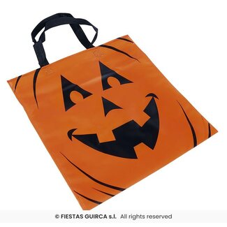 Guirca Trick or Treat Tasje - Pompoen - 38x35 cm
