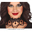 Black Choker with Stones and Chains