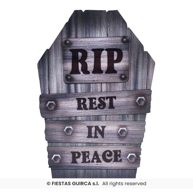 Grafsteen Rest in Peace - 56 cm