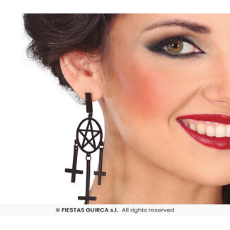 Fiesta Halloween Oorbellen Cross