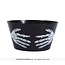 Trick or Treat Snoepschaal met Skeletten Handen - 30x22 cm