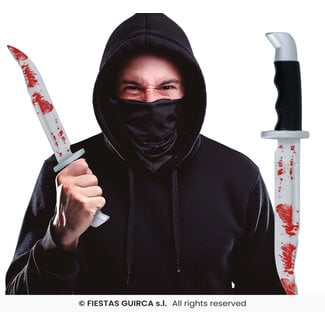 Fiesta Machete met Bloed - 33 cm