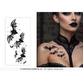 Guirca Bats Tattoo Transfers