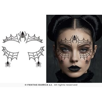 Fiesta Face & Body Jewels - Spinnenweb