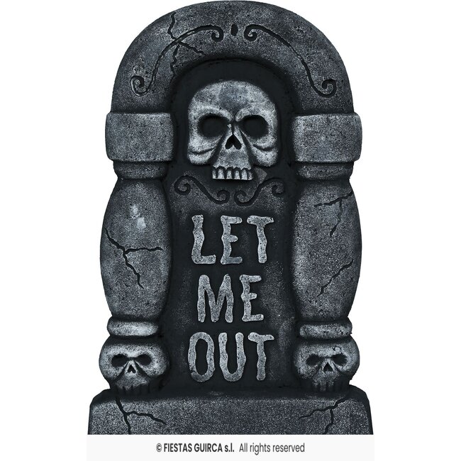 Grafsteen Let me Out - 42 x 26 cm