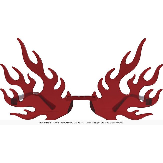 Bril Flames - Rood