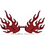 Bril Flames - Rood