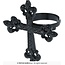 Ring met Gotisch Kruis - Metaal - 4 cm