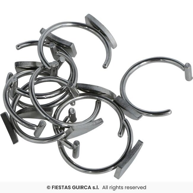 2 Metalen Vampiertand Piercings