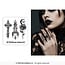 Fiesta Gothic Tattoos - 8 x 9 cm