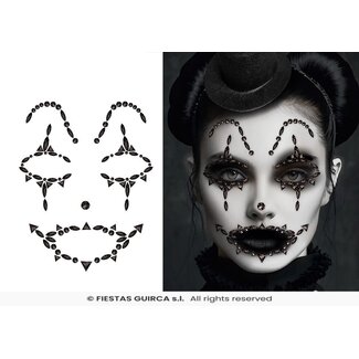 Fiesta Face & Body Jewels - Harley Quinn