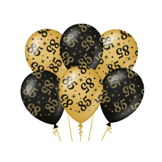 Paperdreams Classy Party Ballonnen – 85 Jaar – 6st