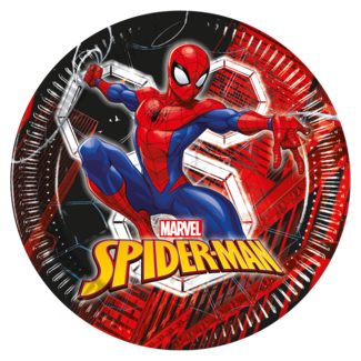 Marvel Spiderman Bordjes - 20cm- 8 stuks