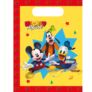 Disney Mickey Mouse Uitdeel Zakjes - Papier - 4 st