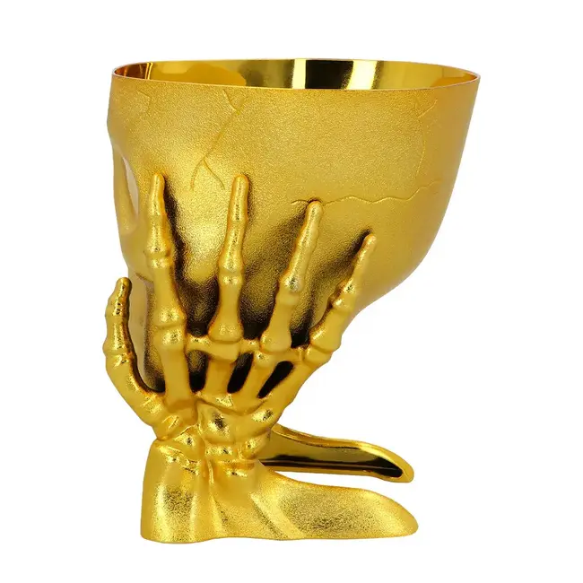 Schaal Golden Skull - 16x15x17cm
