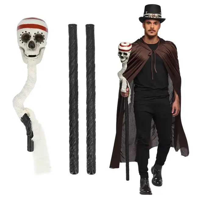 Staf Voodoo Skull - 150 cm