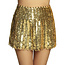 Boland Minirokje Sequins - Goud - M (stretch)