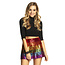 Minirokje Sequins - Regenboog - M (stretch)