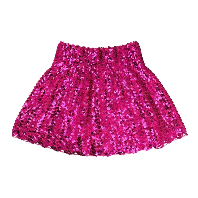 Minirokje Sequins - Roze - M (stretch)