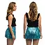Minirokje Sequins - Turquoise - M (stretch)