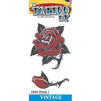 Partychimp Vintage Tattoos - Roos 1940