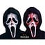 Bloedend Ghost Face Masker met Capuchon + Pomp en Nepbloed Officiele Licentie