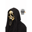 Ghost Face Gouden Masker met Capuchon Officiele Licentie