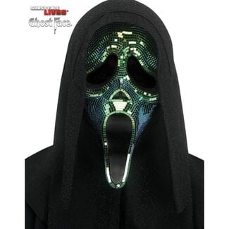 Partychimp Ghost Face Oil Slick Masker Officiele Licentie