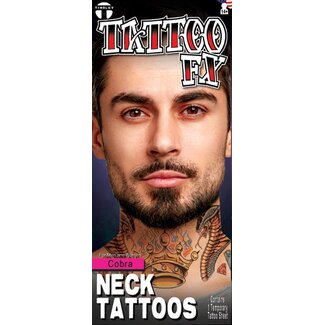 Partychimp Cobra Neck Tattoo