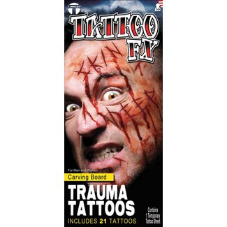 Make-up FX TRAUMA FX Tattoo - Carving Board