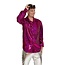 Shiny Disco Shirt - Fuchsia