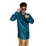 Shiny Disco Shirt - Turquoise