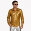 Partychimp Shiny Disco Shirt - Gold