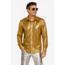 Shiny Disco Shirt - Gold