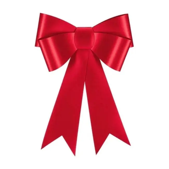 DIY Decoratieve Strik - Rood - 55x71 cm