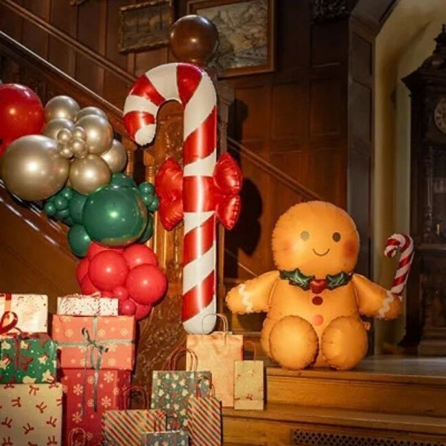 Folieballon Gingerbread man - 85,5 x 80 cm