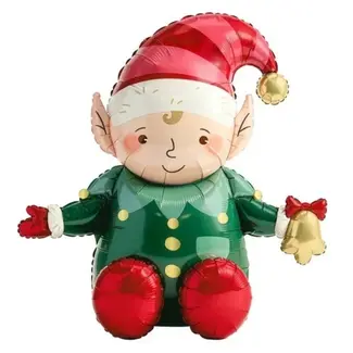 PartyDeco Folieballon Elf - 89x92 cm