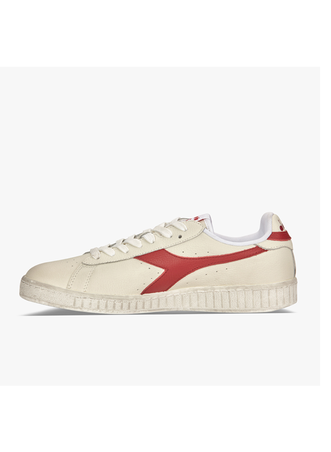 Diadora Game Low  Waxed White/red pepper