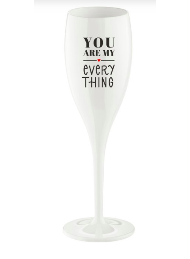 Koziol Champagneglas 3917 "You are my everything"