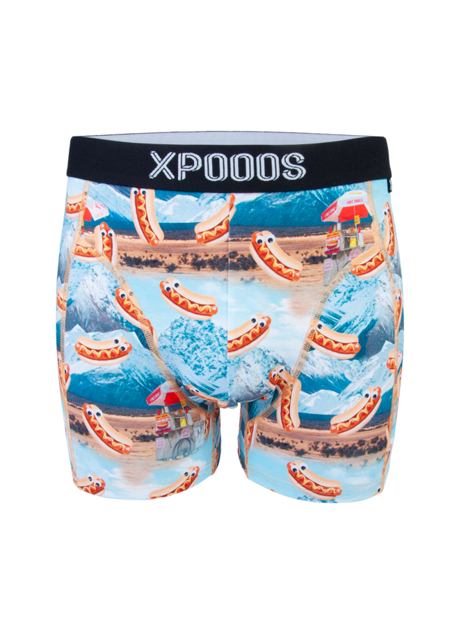 Xpooos men boxer hotdog