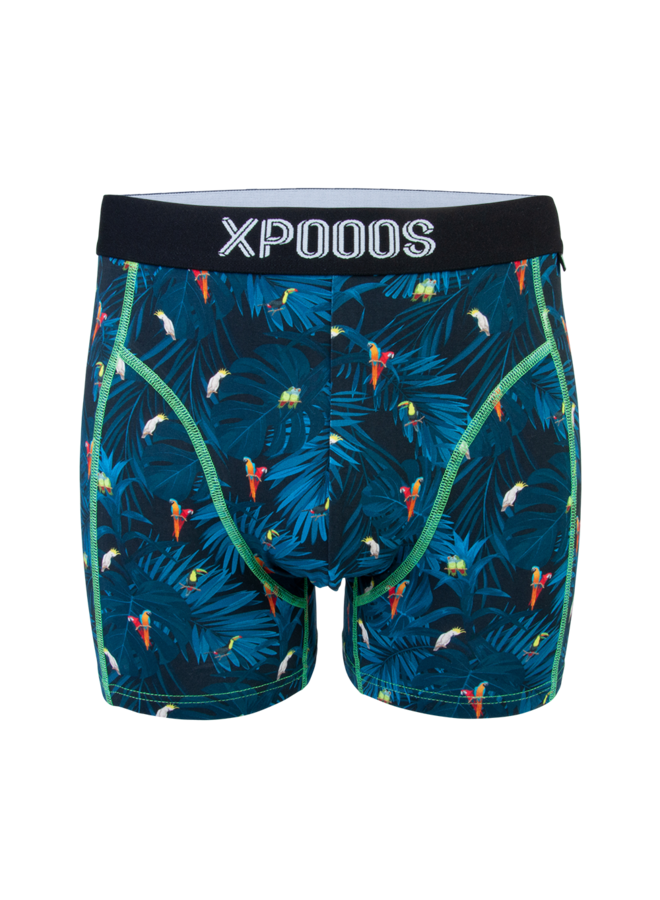 Xpooos men boxer birds