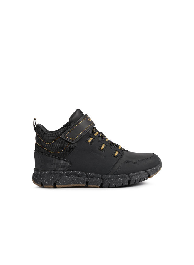 Geox J Flexyper Boy Junior - Black/Dk Yellow