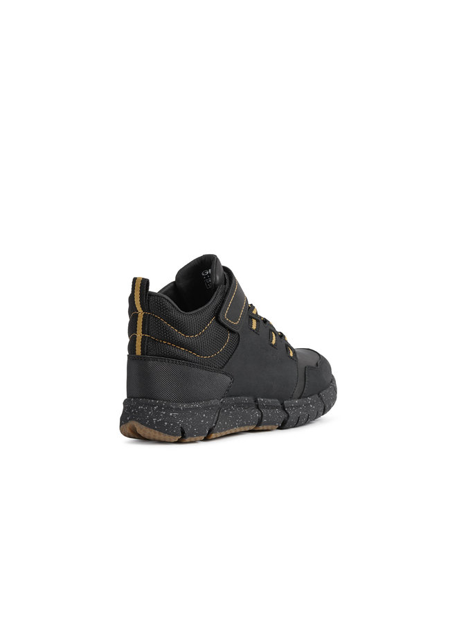 Geox J Flexyper Boy Junior - Black/Dk Yellow